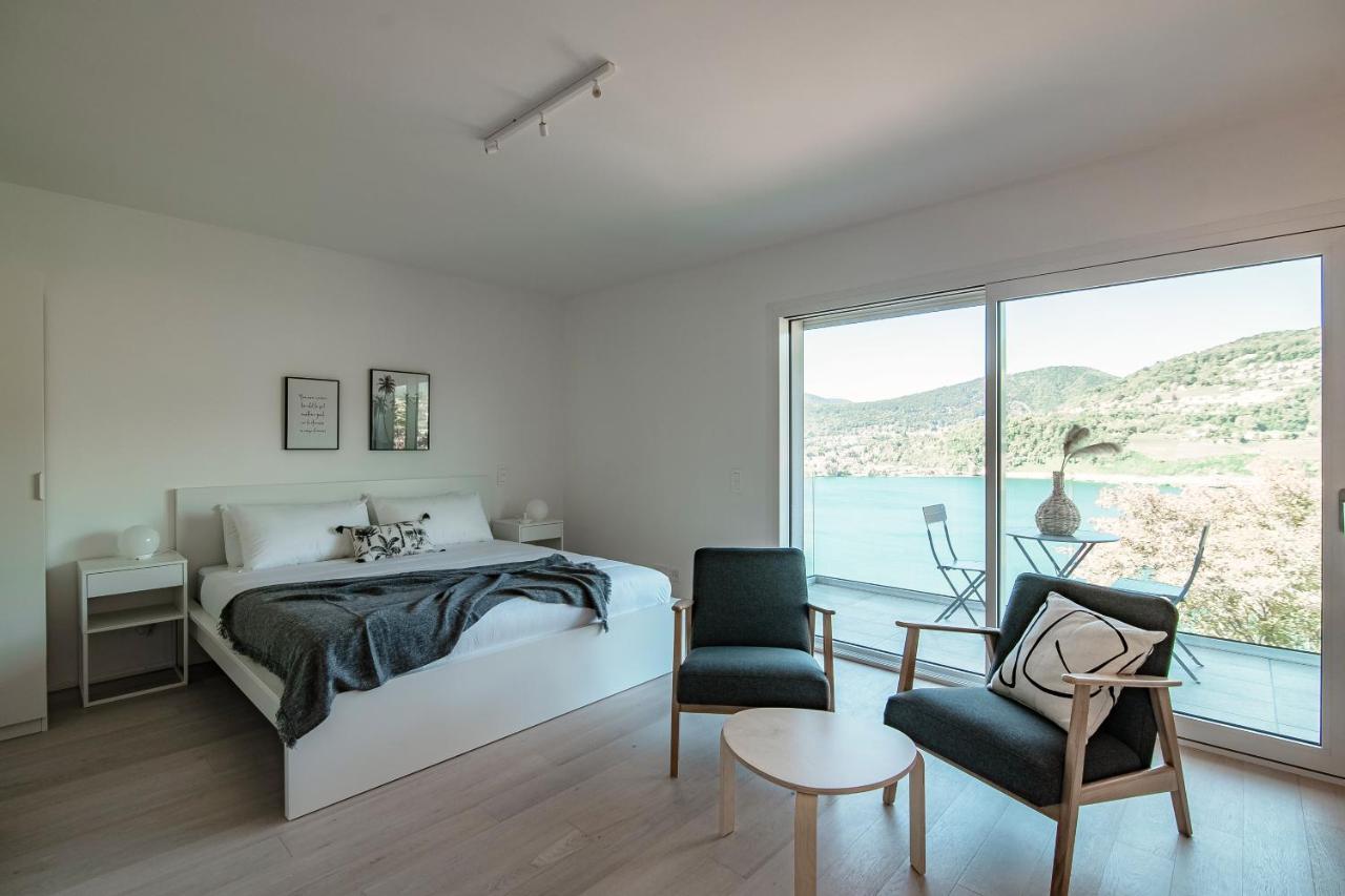 La Palma 1 By Quokka 360 - Modern Panoramic Lake View Flat Montagnola ภายนอก รูปภาพ